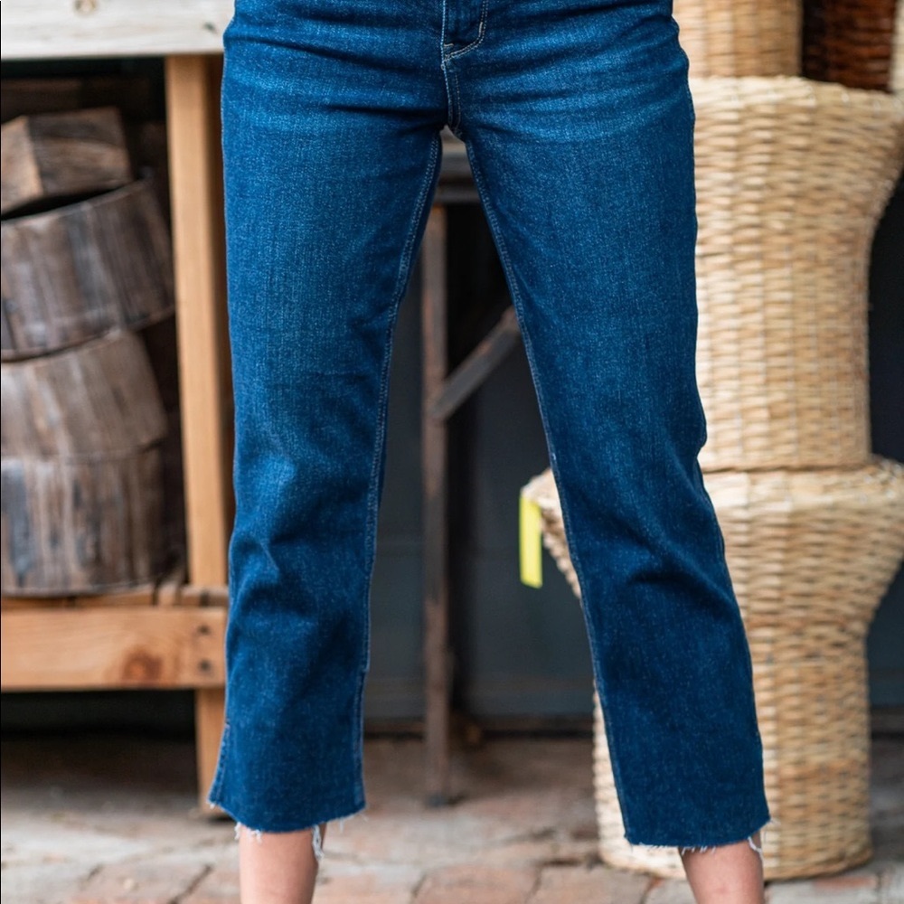 NWT Judy Blue High Waisted Crop Jeans